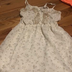 Floral and lace dress